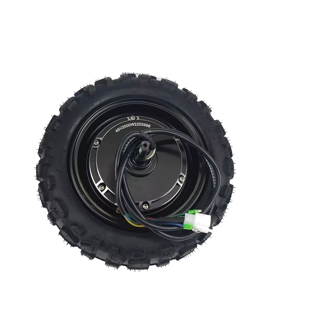 Moteur de Scooter électrique 11 pouces 60V 72V 3000W 3500W, moteur de vélo électrique, pneu tout-ter