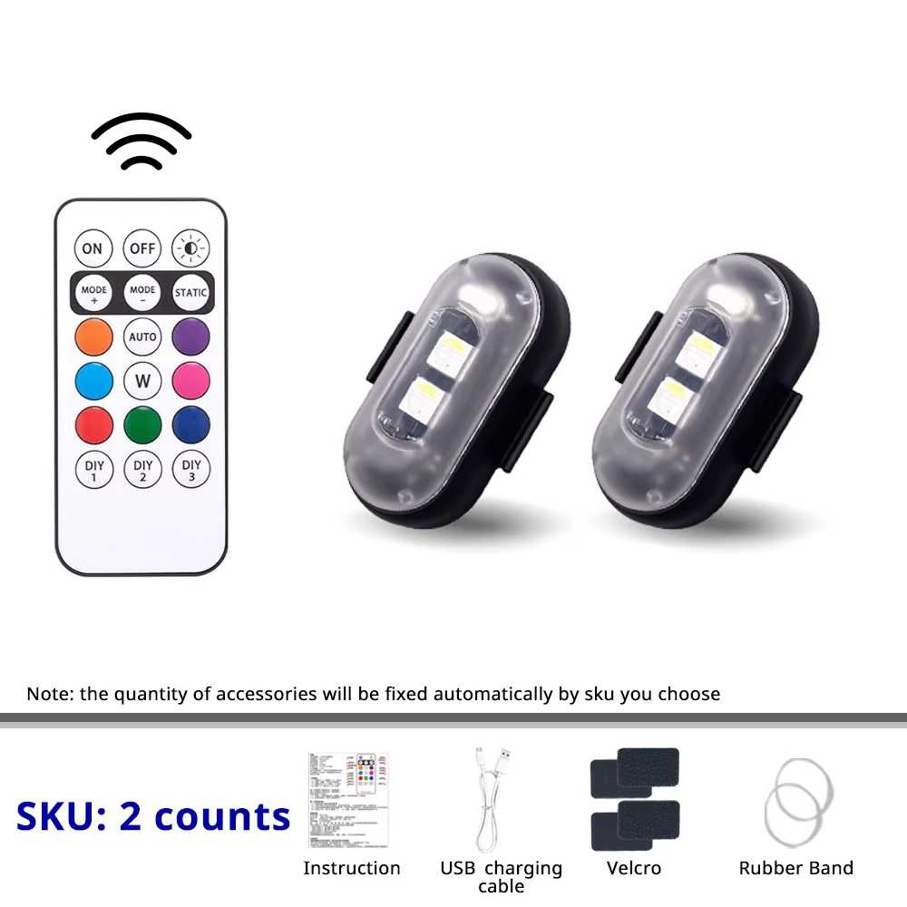 Kit de lumière sous-éclairage pour Skateboard et Scooter, RGB, télécommande sans fil, LED, 8 couleur