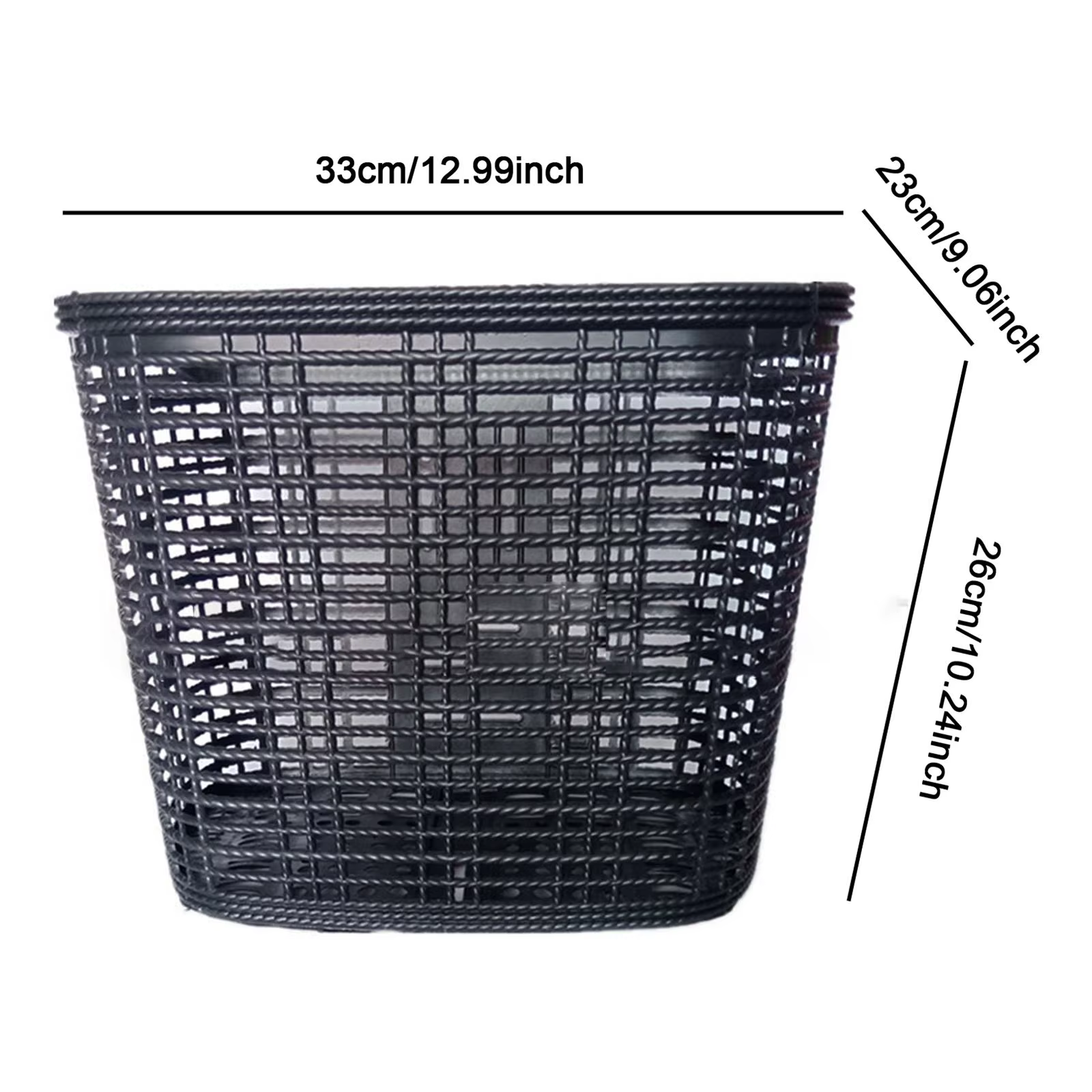 Panier de rangement de vélo avant Portable, facile à installer, panier de guidon détachable pour adu