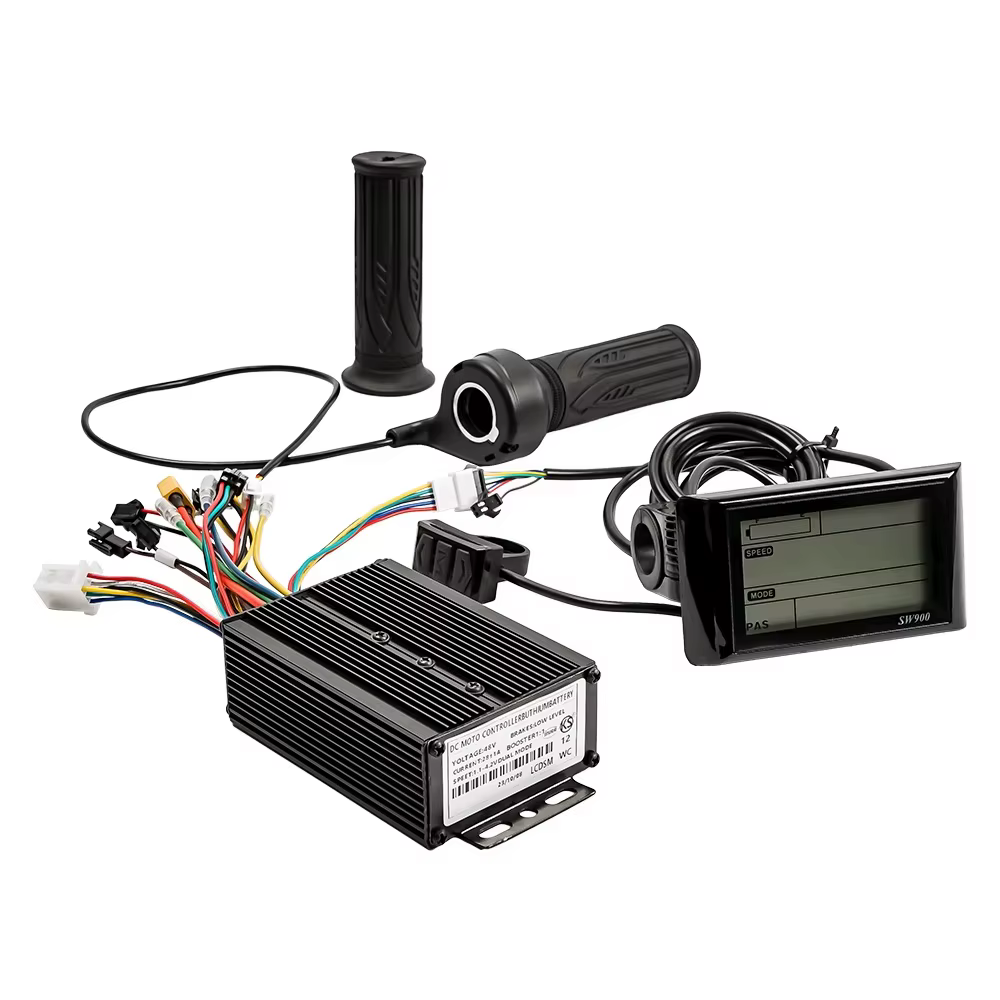 Kit de contrôleur de vélo électrique 36V 48V 1000W 1500W, contrôleur d'onde sinusoïdale avec accélér