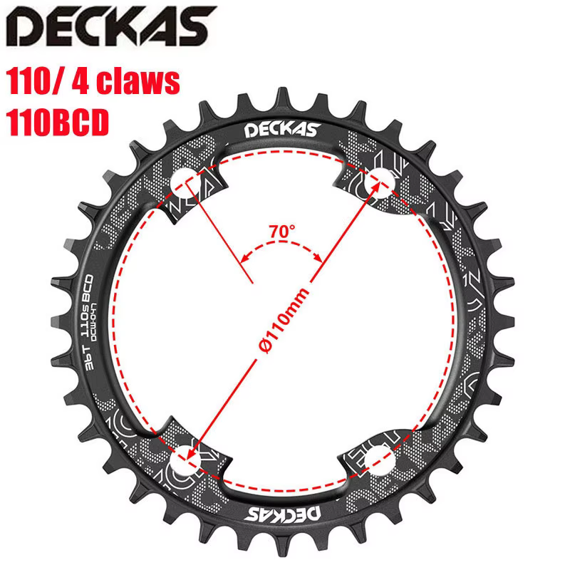Deckas 110/4 BCD 110BCD vélo de route plateau large étroit 36T-58T pour shimano 105 R2000 R3000 4700