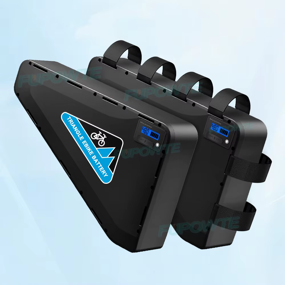 Batterie lithium-ion Triangle pour vélo électrique 36 V, 48 V, 52 V, 20 Ah, 30 Ah, 40 Ah, 1 000 W, 1