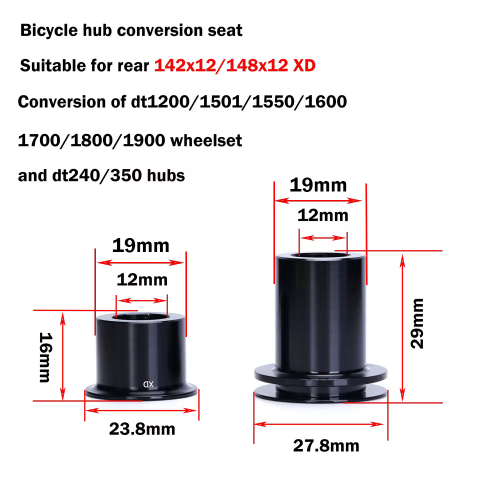 Moyeu de roue de vélo strictement base, siège de conversion 240, dégagement rapide, couvercle latéra