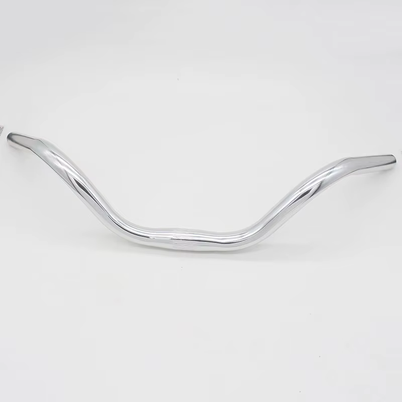 Guidon de vélo en alliage d'aluminium, guidon incurvé, poignées horizontales, grandes hirondelles, p