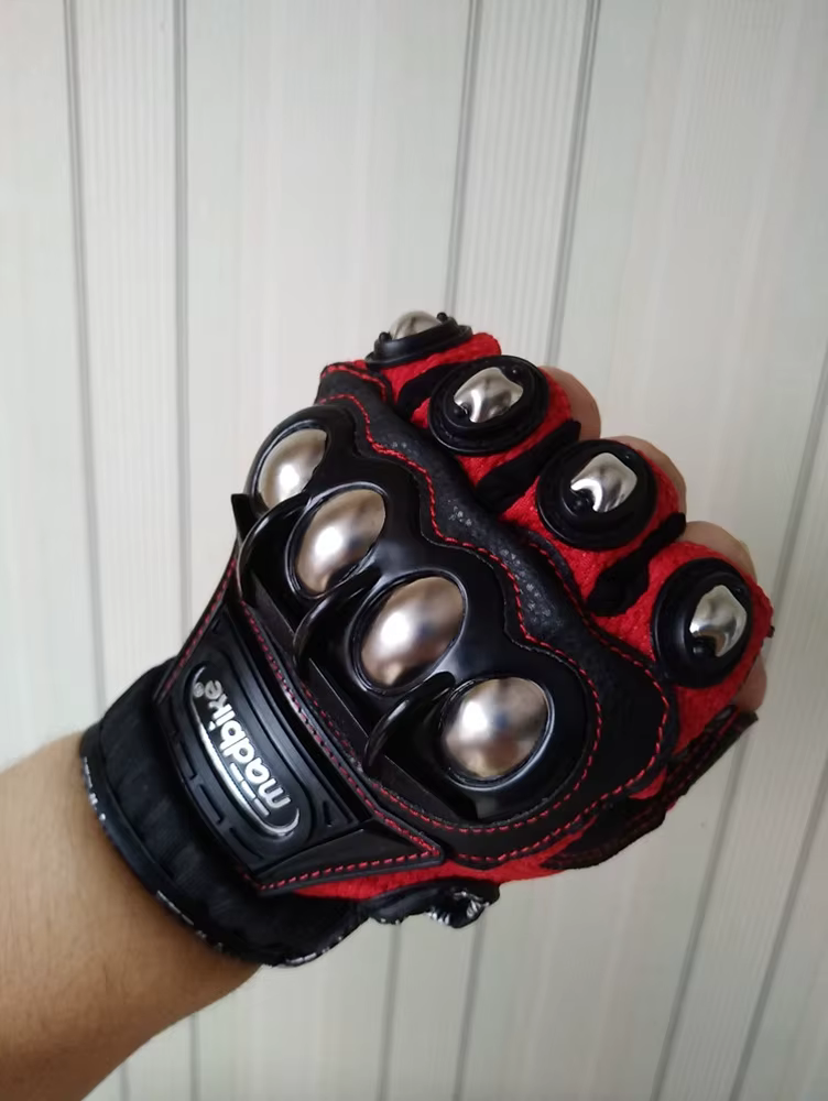 Gants tactiques pour moto, sécurité en acier, protection des articulations en laiton, cyclisme en pl