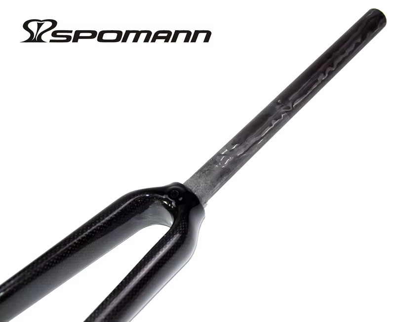 Date 700C 25.4mm course vélo de route brillant mat 3K UD fourche entièrement en fibre de carbone pis