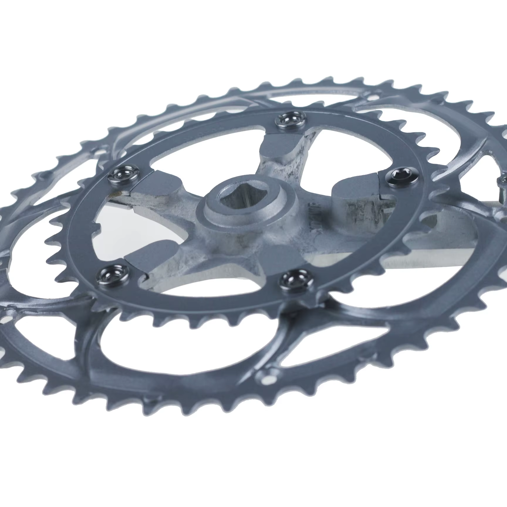 Pédalier de vélo de route en alliage d'aluminium 50-34T 8/9S, pignon à trou carré de 170mm, accessoi