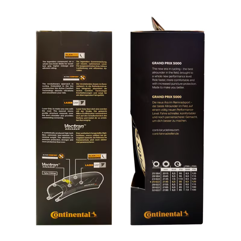 Nouveau Continental GrandPrix 5000/700X25C 28C pneu de vélo de route crème peau mur vélo pliant rési
