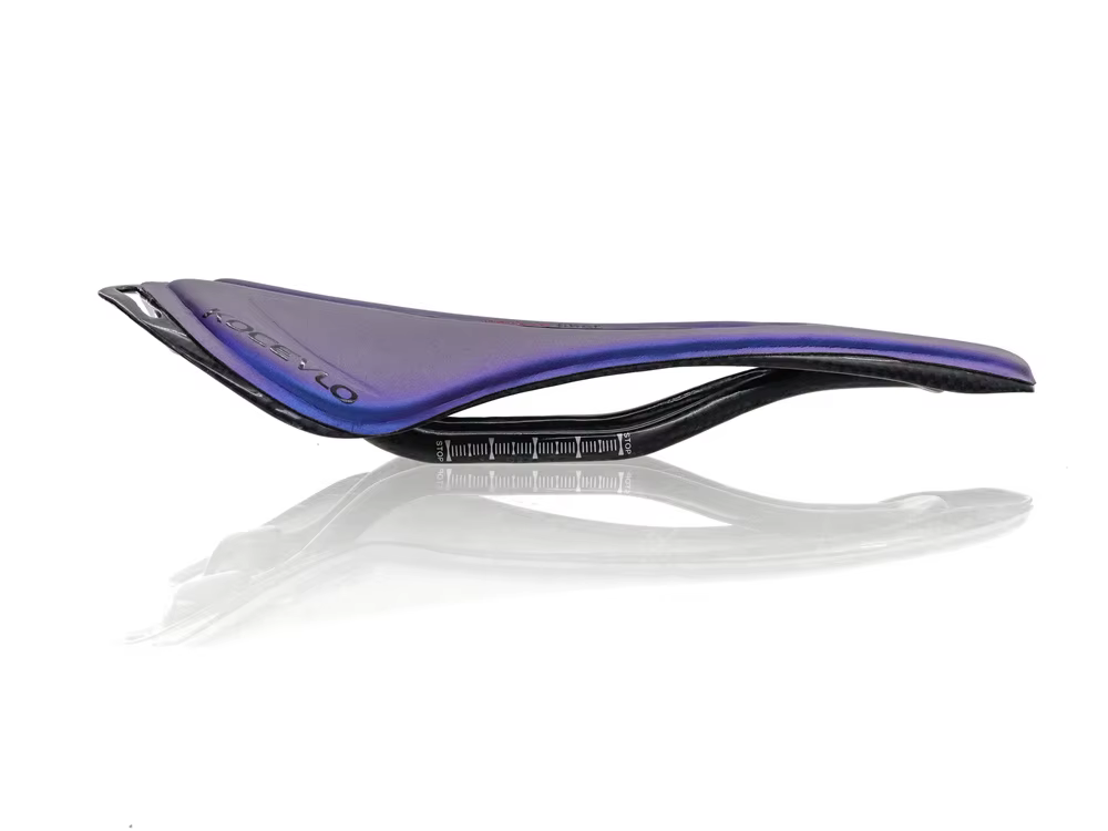 KOCEVLO – selle de vélo de route en Fiber de carbone + cuir, coussin de siège, décoloration de vélo 