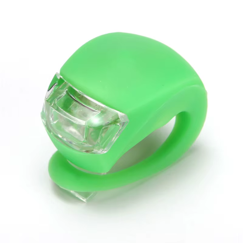 Feu avant de vélo LED en Silicone, étanche, accessoires de vélo, lampe de vélo