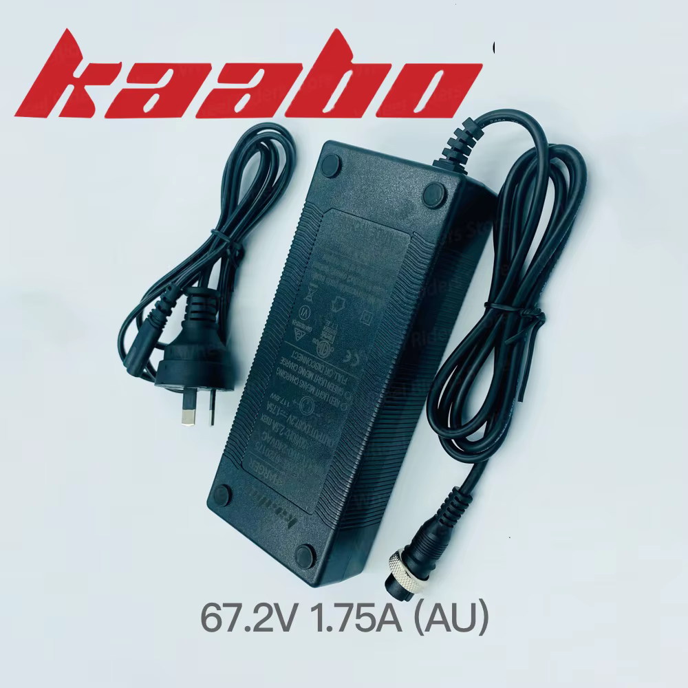 Kaabo-Chargeur de trottinette électrique Mantis, charge standard, 67.2 d'origine, 60V, 2,5 A Max, 10