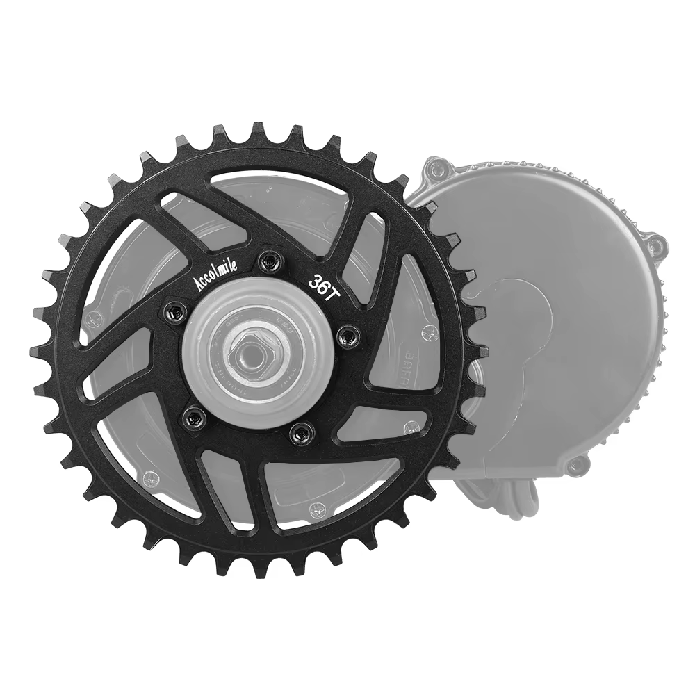 36T pignon de plateau BAFANG moteur roue à chaîne pour BBS01 BBS01B BBS02 BBS02B 250W 350W 500W 750W