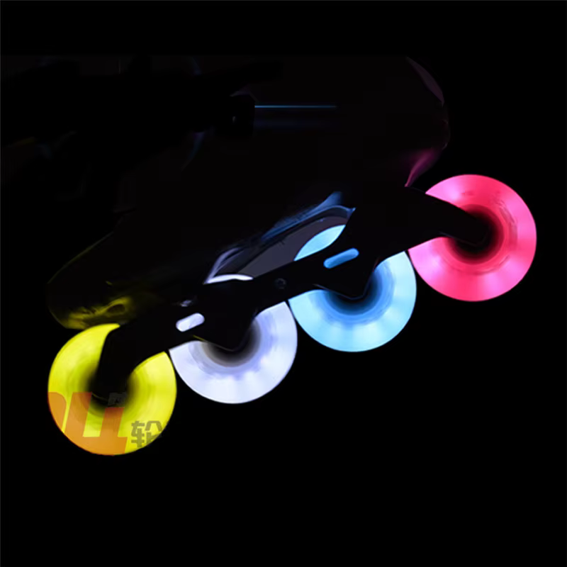 4 pièces 85A 62mm 64mm 68mm 70mm 72mm 76mm 80mm LED lumineuse roue à rouleaux pour enfants adultes P