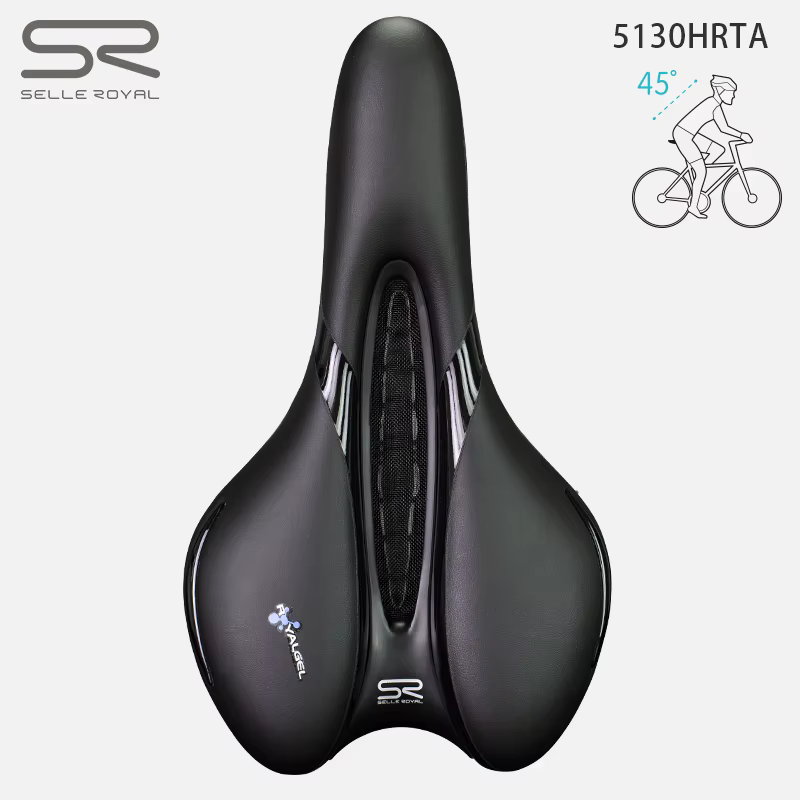 SELLE ROYAL-Selle de Vélo Respirante et Douce à Rail Creux, Coussin en Gel, Sac à Dos, 5130, 5131