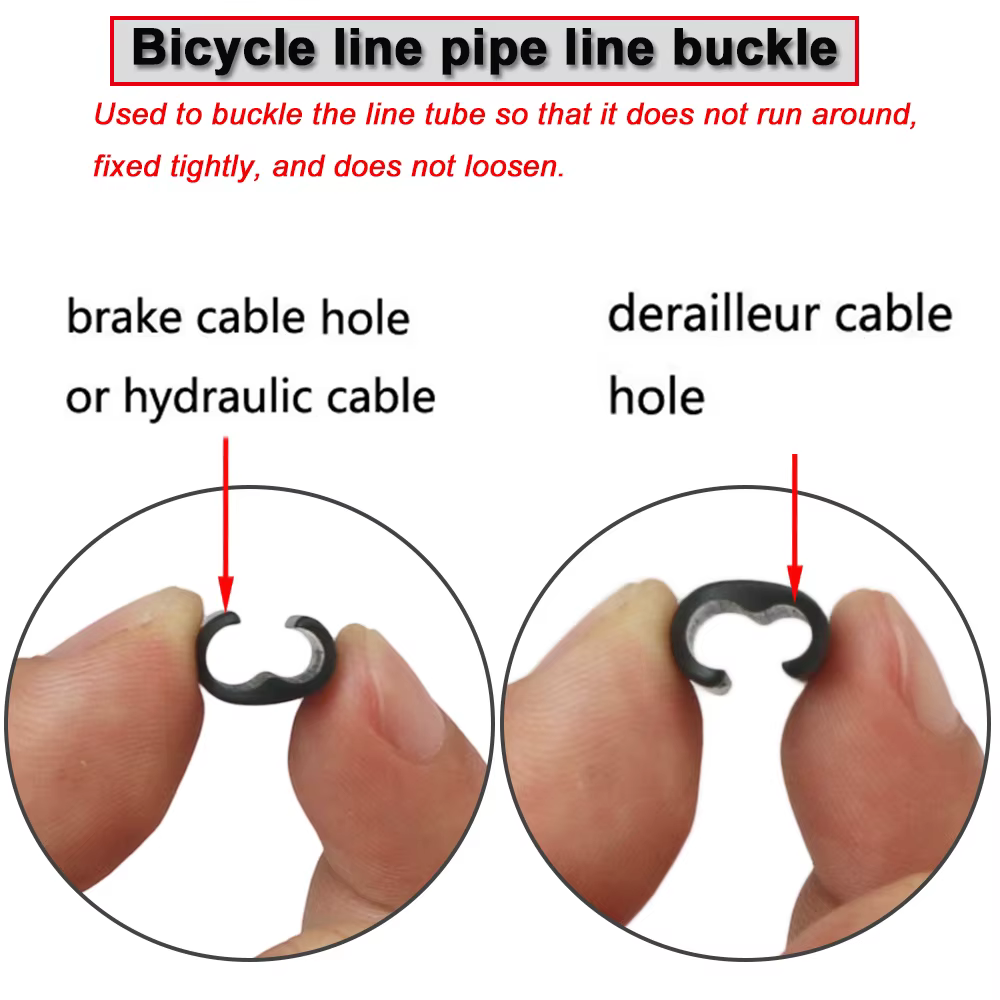 Lot de 10 pièces de supports de freins à disque hydrauliques pour vtt et vélo de route, Guide de câb