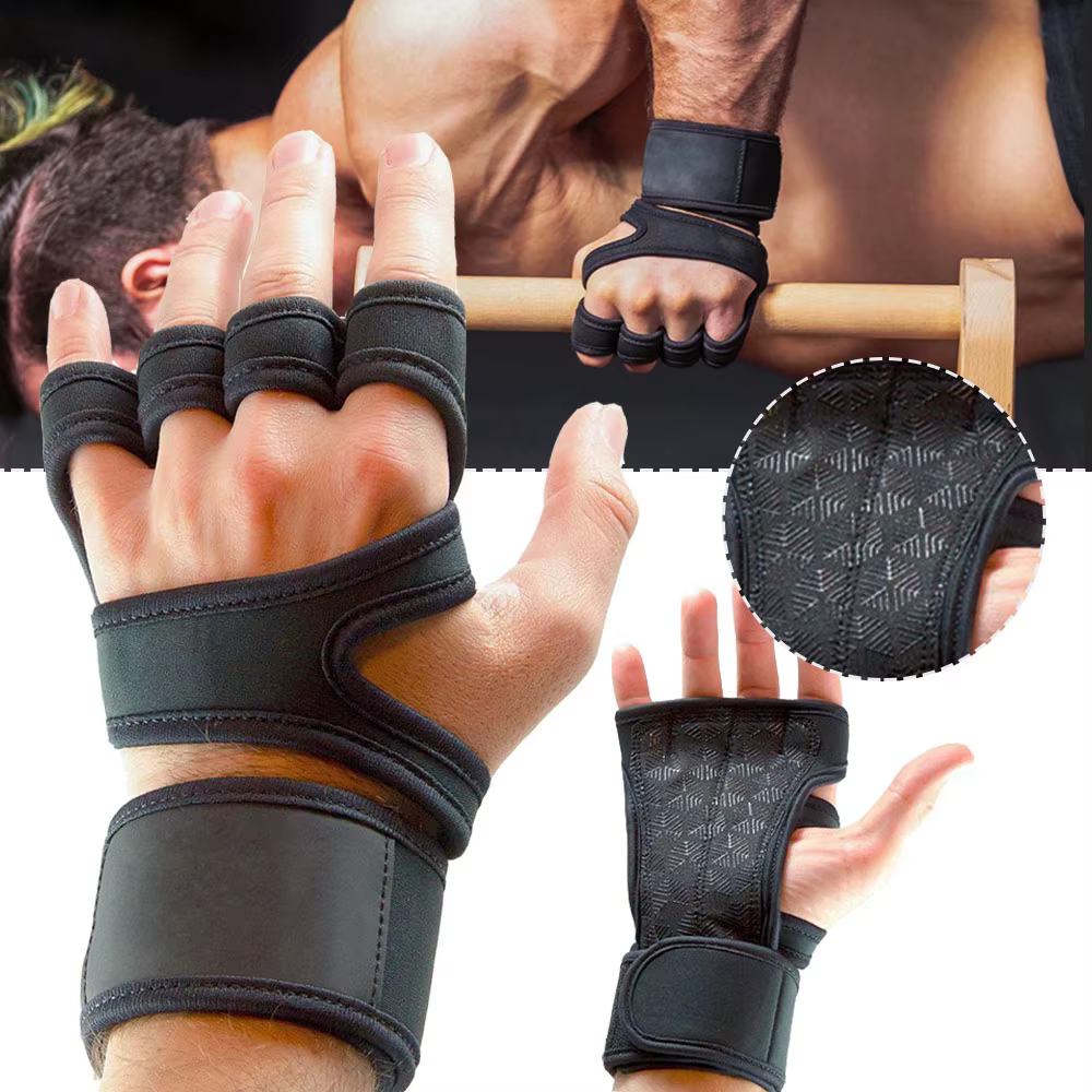 1 paire de gants d'entraînement d'haltérophilie pour hommes et femmes, Fitness, sport, musculation,