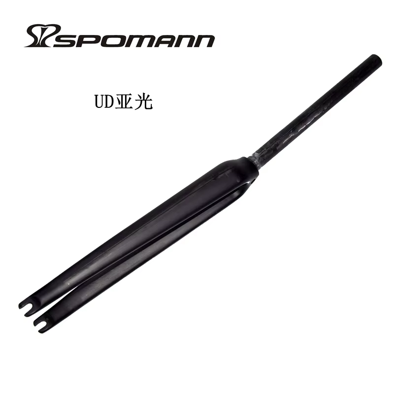 Date 700C 25.4mm course vélo de route brillant mat 3K UD fourche entièrement en fibre de carbone pis