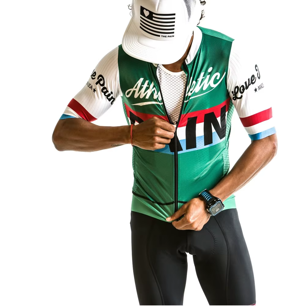 LOVE THE PAIN-Maillot de Cyclisme à Manches Courtes pour Homme, Chemise de dehors d'Été, Go Pro Team