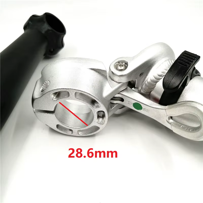 412 tige de vélo pliante 25.4mm-guidon 28.6mm-fourche 21.5cm Double écrou fixation intérieur tige pl