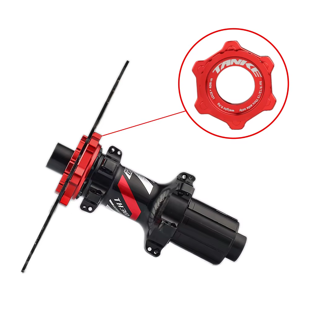 TANKE – serrure centrale de moyeu de vélo vers adaptateur à 6 trous, Conversion de verrouillage cent