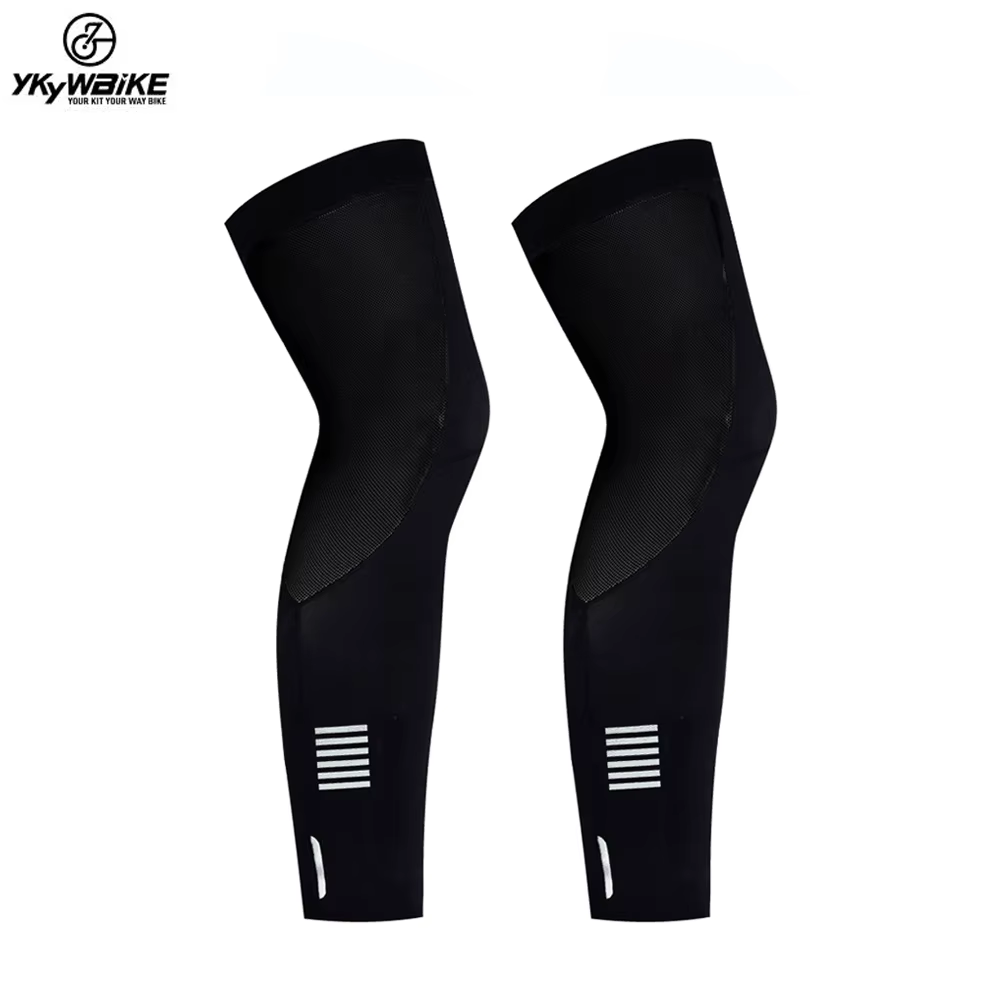 YKYWBIKE  chauffe jambes unisexe manches de Compression pour mollet  Sports de plein air course à pi