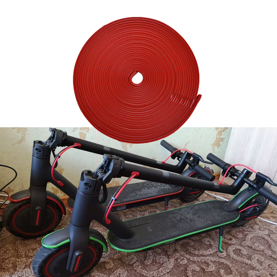 Bandes décoratives de protection pour pare-chocs de trottinette, autocollants pour trottinette élect