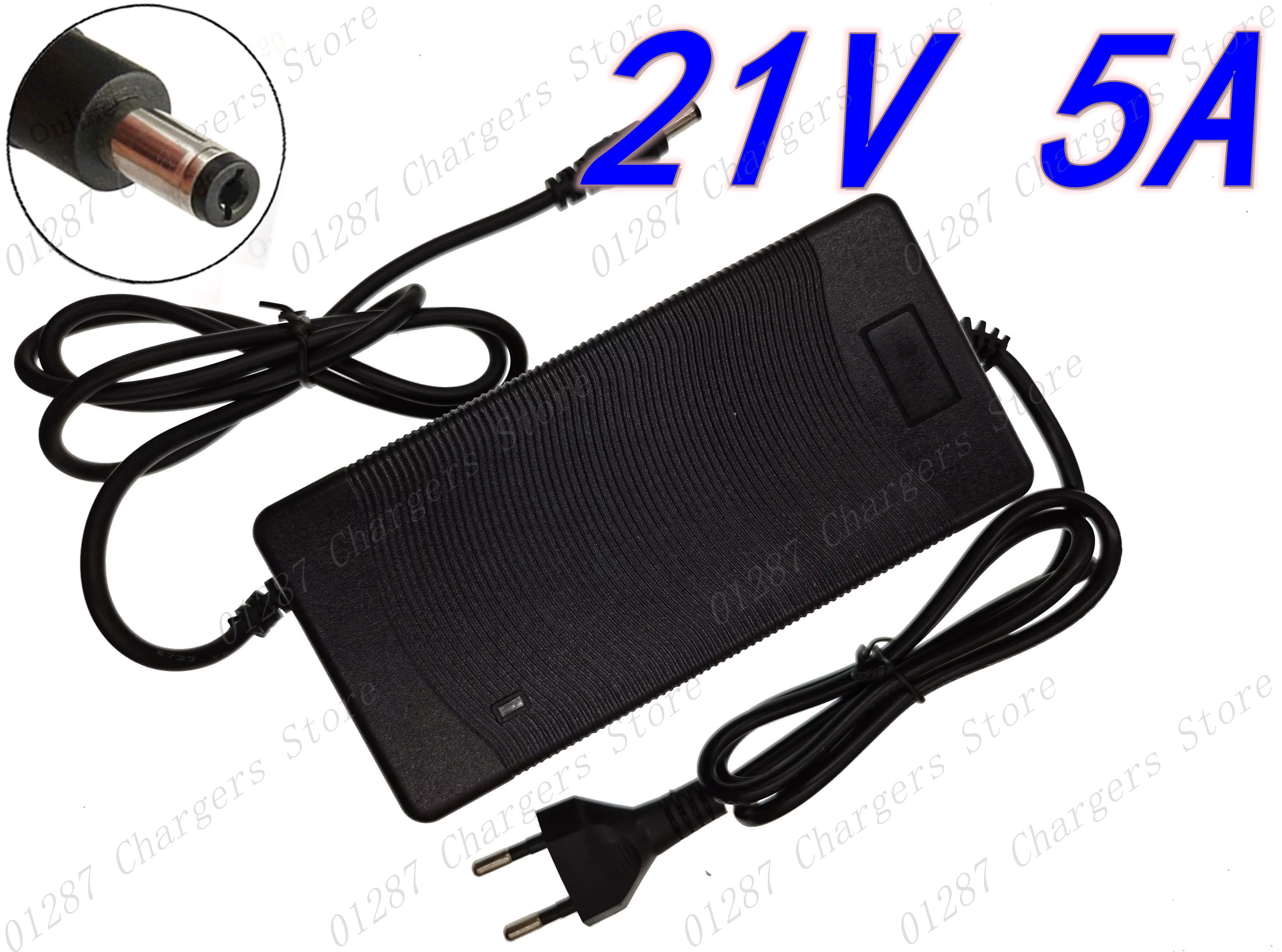 Chargeur de batterie au lithium 21V 5A, série 5, 100-240V, chargeur de batterie 21V 5A pour batterie