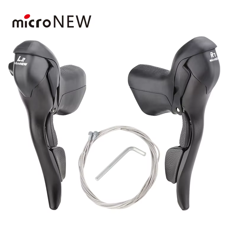 MicroNEW vélo de route manette de vitesse 2*10 vitesses pour guidon 22.2-23.8mm 7/8/9 vitesses doubl