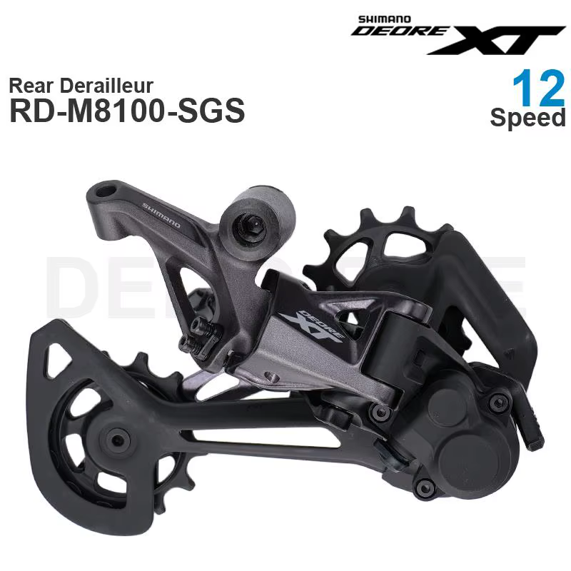 SHIMANO XT RD-M8100 RD DÉTILLEUR ARRIÈRE SGS pour 1x12s 12 vitesses VTT VTT pièces de vélo dérailleu