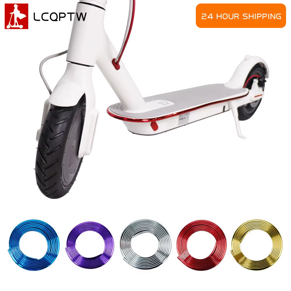 Bandes décoratives de protection pour pare-chocs de trottinette, autocollants pour trottinette élect