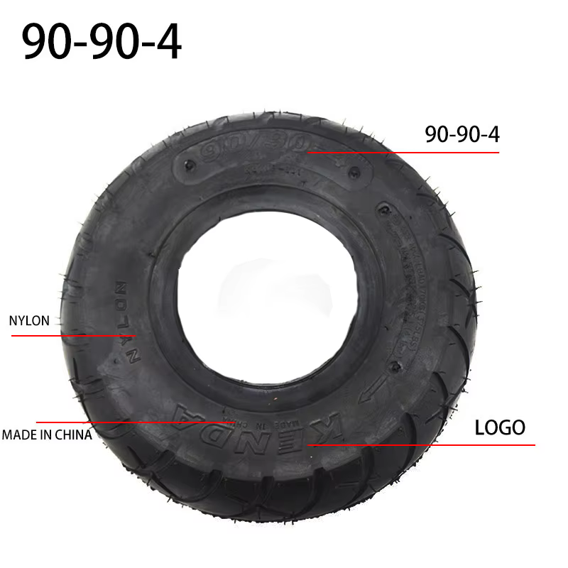 Pneus de route 90/90 – 4 pour Razor E300 E325 EZip E-4.0 E-450 x-treme X-500, Scooters électriques,