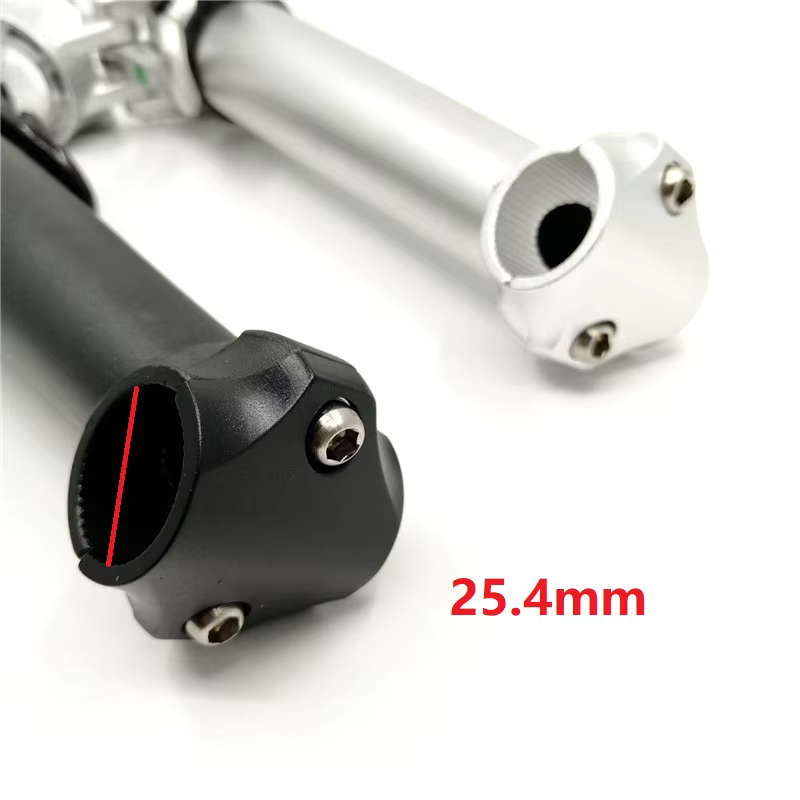 412 tige de vélo pliante 25.4mm-guidon 28.6mm-fourche 21.5cm Double écrou fixation intérieur tige pl