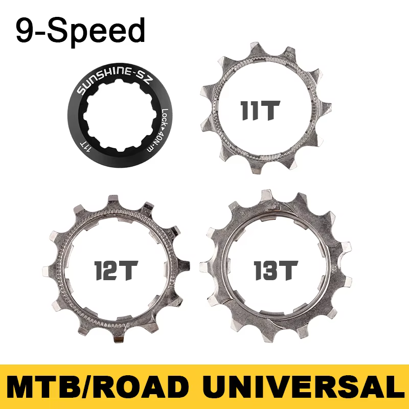 Roue libre de vélo de route et vtt, 8 9 10 11 12 vitesses 11T 12T 13T, pignons de Cassette, accessoi