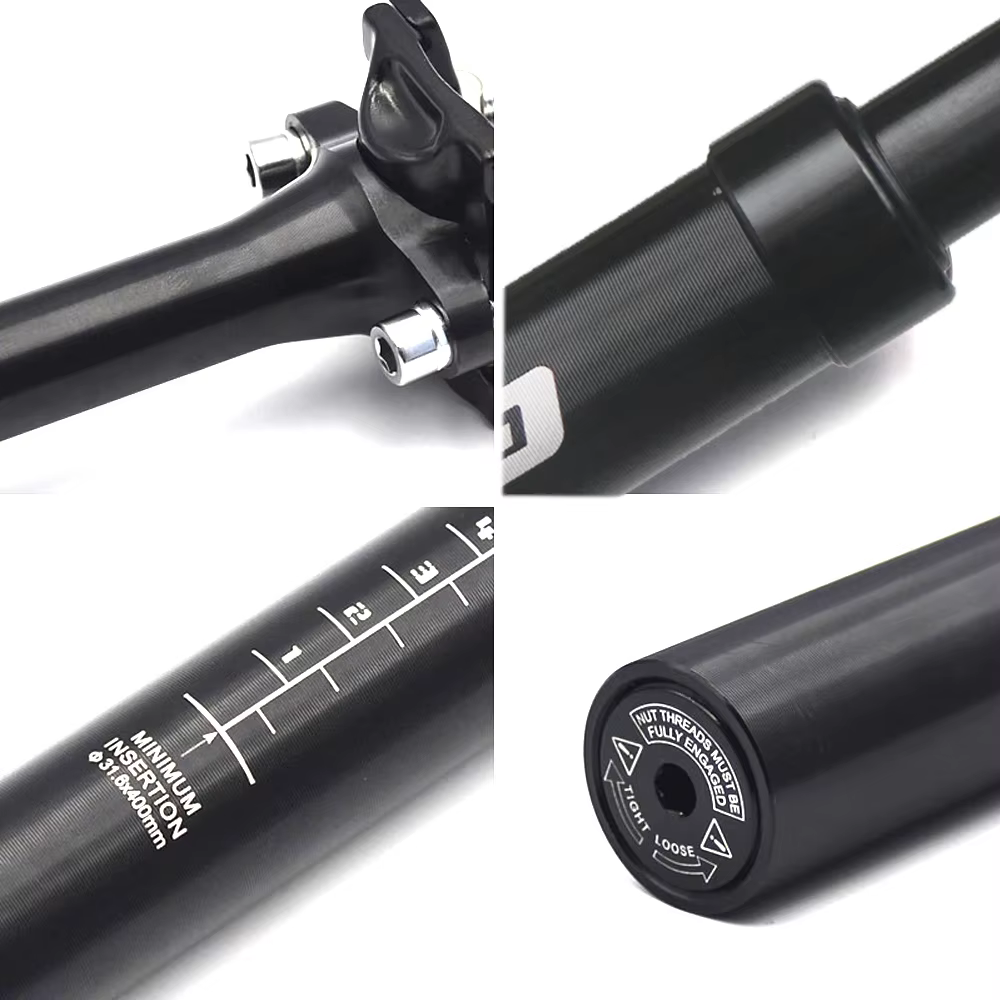 Suspension de vélo tige de selle amortisseur amortisseur télescopique tige de selle de vélo vtt 27.2