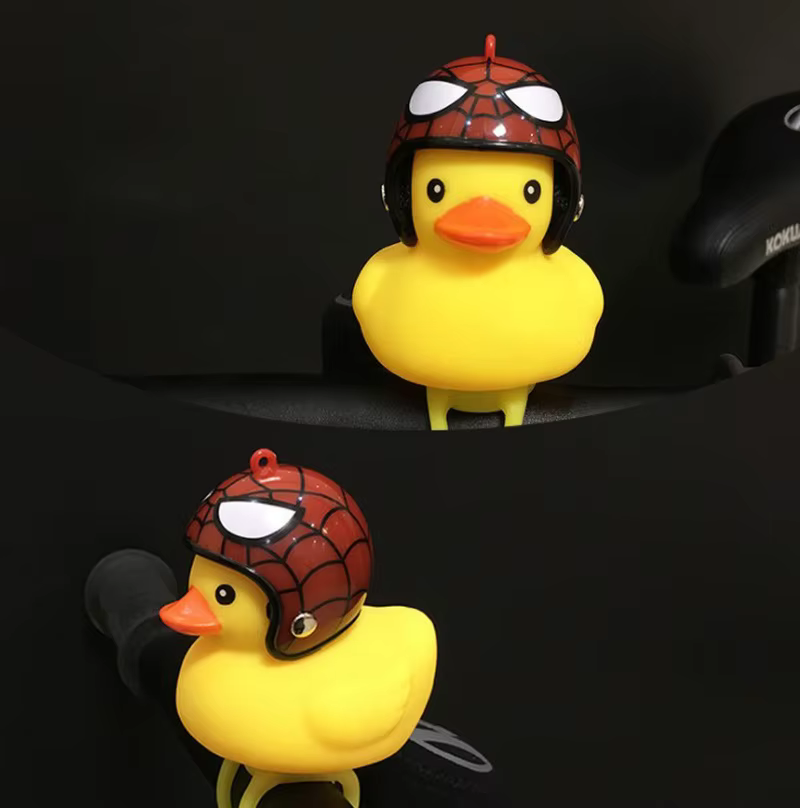 Cloche de Scooter multifonctionnelle, voyant d'avertissement de sécurité de dessin animé, klaxon for