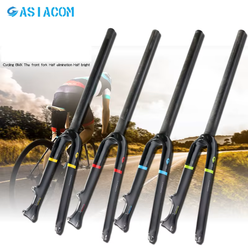 ASIACOM-Vélo pliant à petite roue T800 3K 14 16 18 20 pouces, fourche avant en fibre de carbone, fre