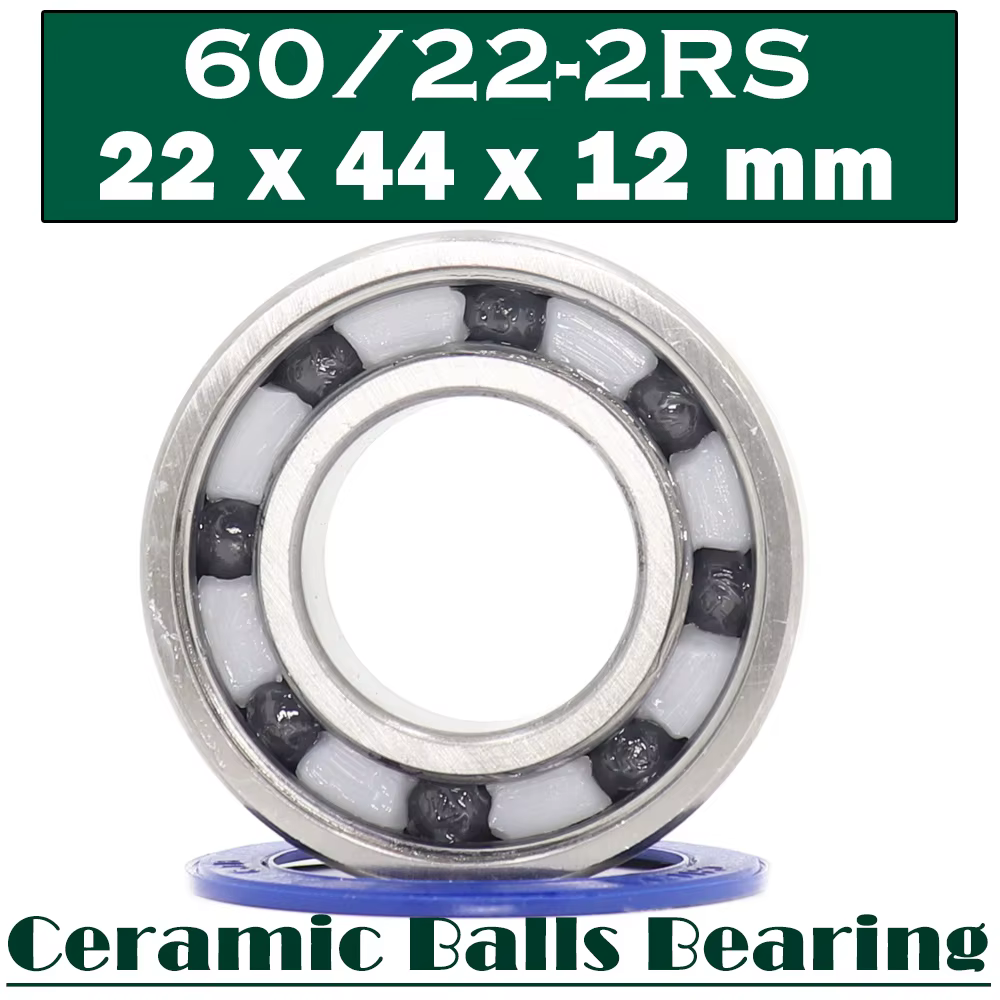 60/22 roulement en céramique hybride 22*44*12mm (1 pièce) roue avant arrière de vélo de course 60 22