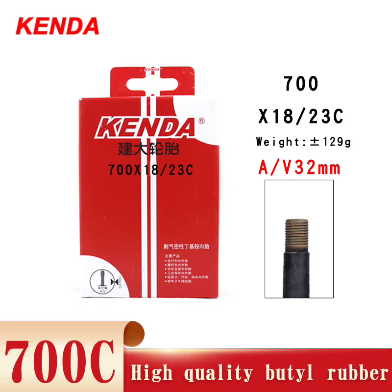 KENDA chambre à air de pneu de vélo 700C 700*18 19 20 23 25 28 30 32 35 40 45C Presta Schrader pour