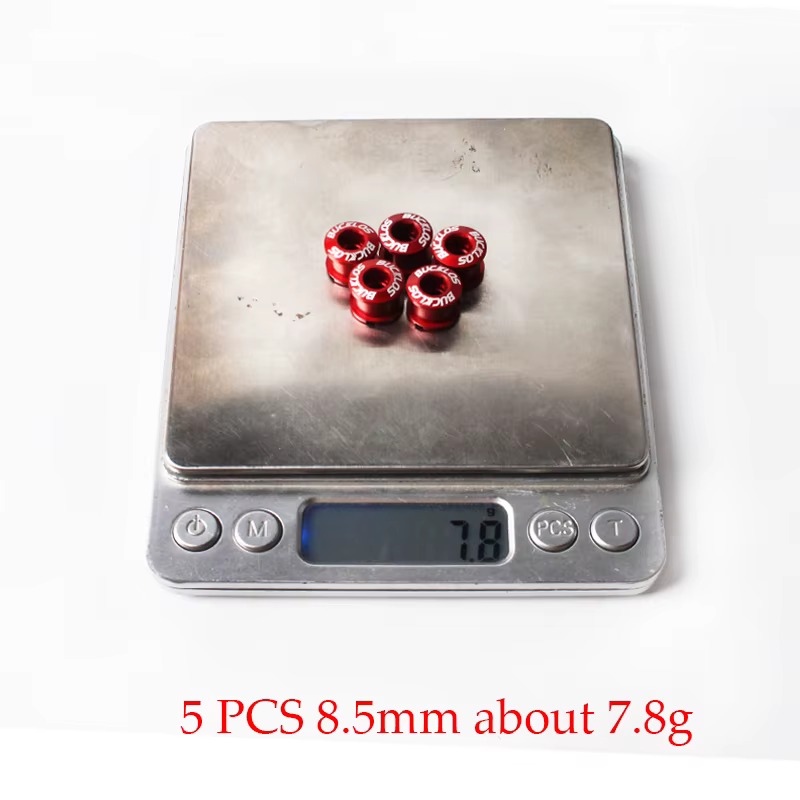 BUCKLOS – vis de plateau de vélo en alliage d'aluminium, pour pédalier simple/double, 6.5mm, 8.5mm,