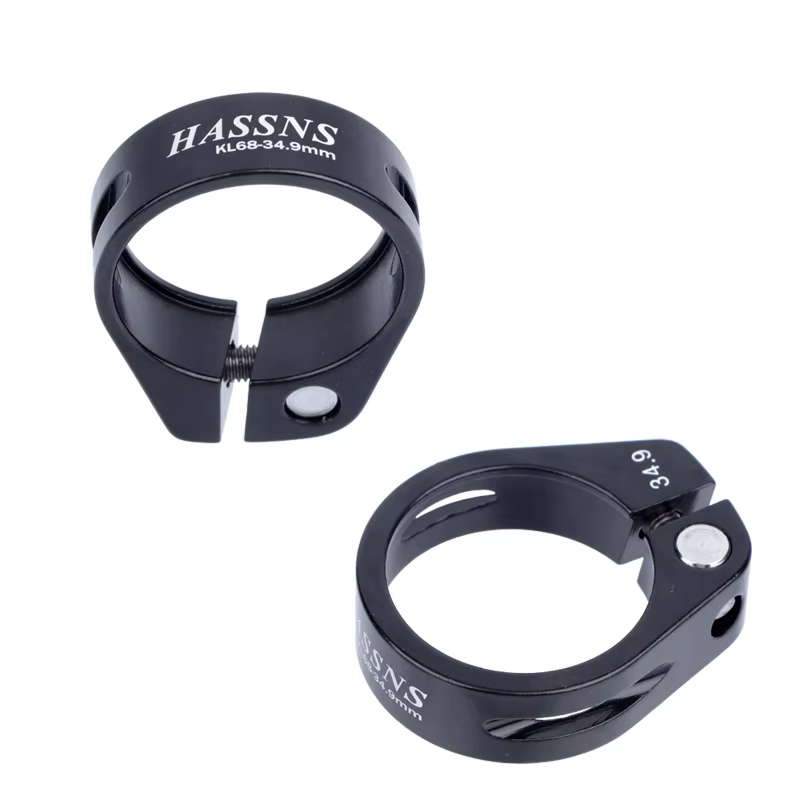 HASSNS Collier de fixation de tige de selle de vélo 31.8/34.9MM pour VTT à tige télescopique 27.2/28