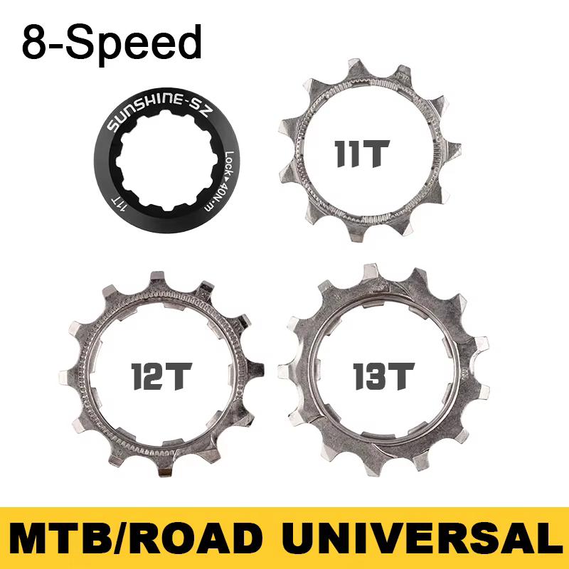 Roue libre de vélo de route et vtt, 8 9 10 11 12 vitesses 11T 12T 13T, pignons de Cassette, accessoi