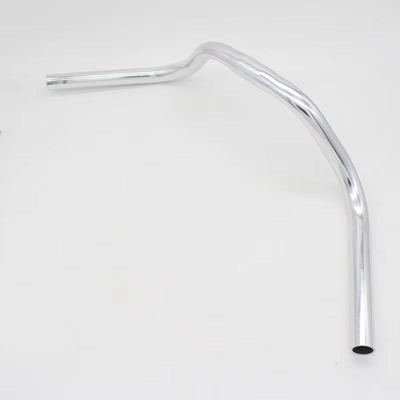 Guidon de vélo en alliage d'aluminium, guidon incurvé, poignées horizontales, grandes hirondelles, p