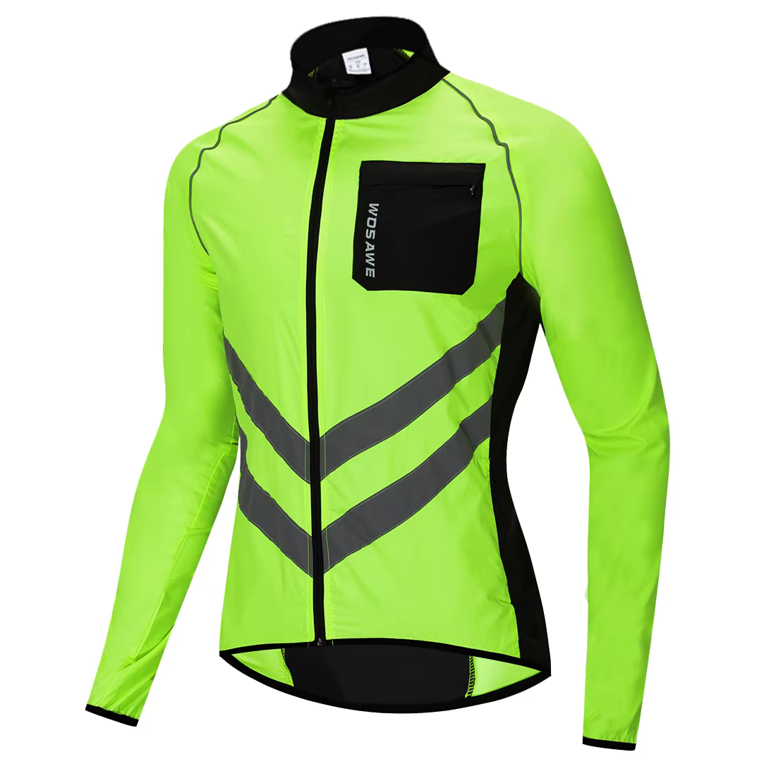 WOSAWE cyclisme veste de pluie haute visibilité maillot multifonction route vtt vélo vélo coupe-vent