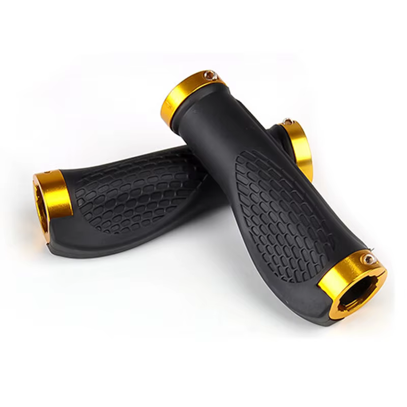 1 paire de guidons de vélo de montagne confortables et portables, en caoutchouc antidérapant, 2 styl