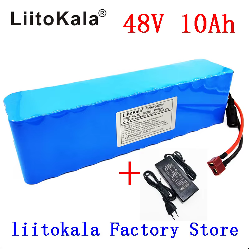 VEITOKALA-batterie 48V 10Ah pour vélo électrique, kit de conversion Bafang 1000W avec chargeur