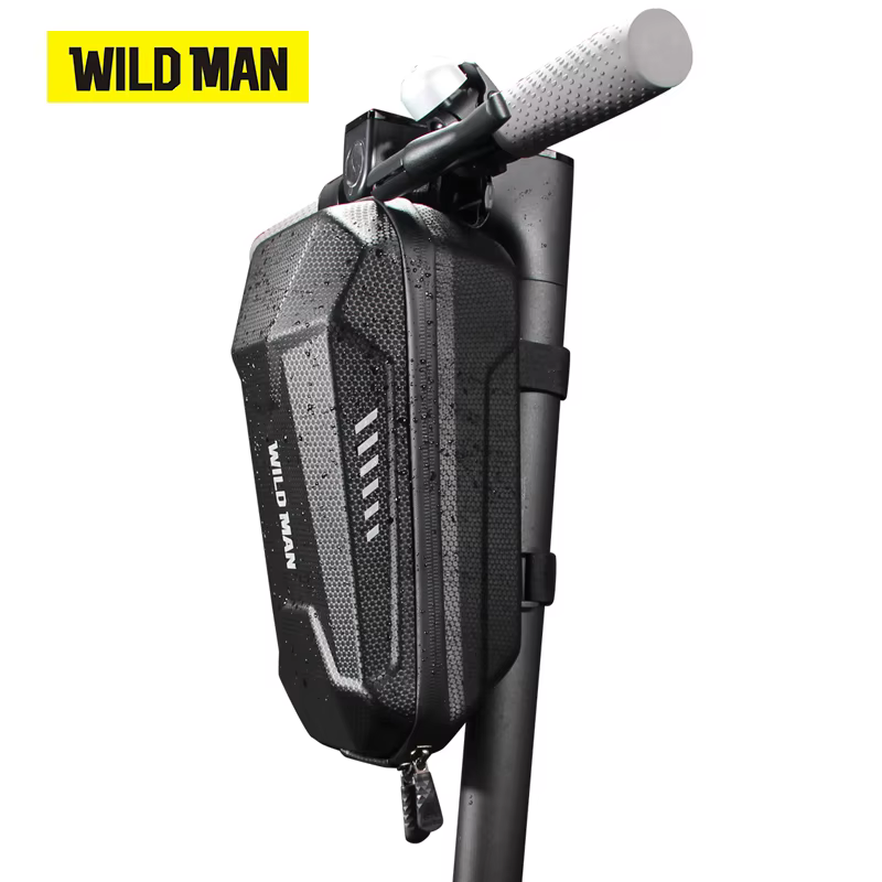 WILD MAN ES8 sac de guidon de vélo sacoches EVA coque dure avant Balance Scooter haute capacité carb