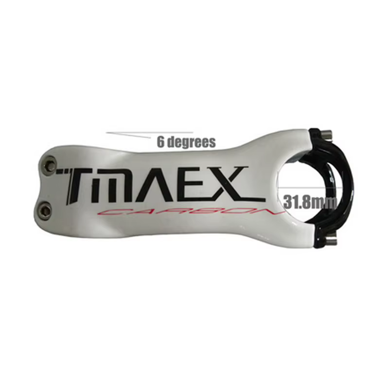 Pièces de vélo tige de vélo vélo de route tige en carbone blanc hauteur 41m 28.6mm x 70/80/90/100/11