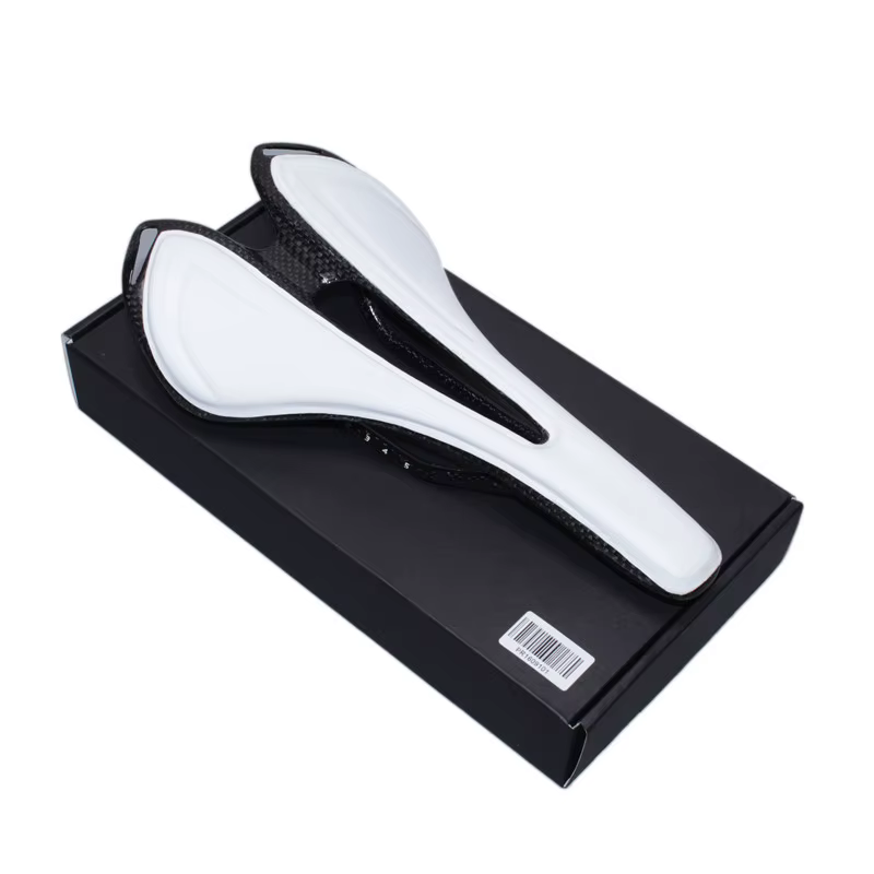 Selle de vélo de route en Fiber de carbone 2025, coussin de siège de selle en carbone ultraléger, se