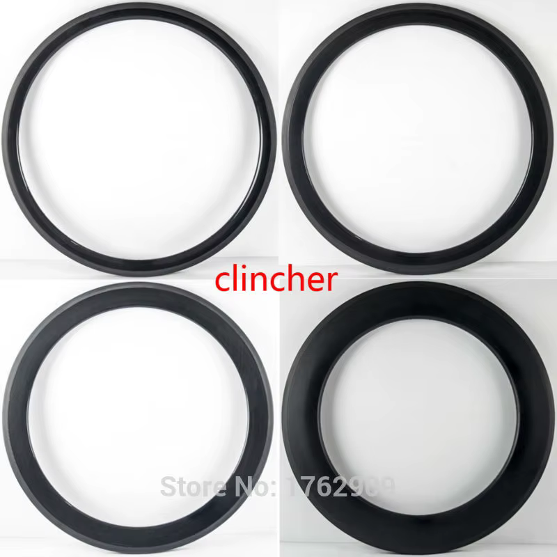 1 pièces nouveau 700C 38 50 60 88mm jante de pneu vélo de route en carbone 3K UD 12K roues de vélo e