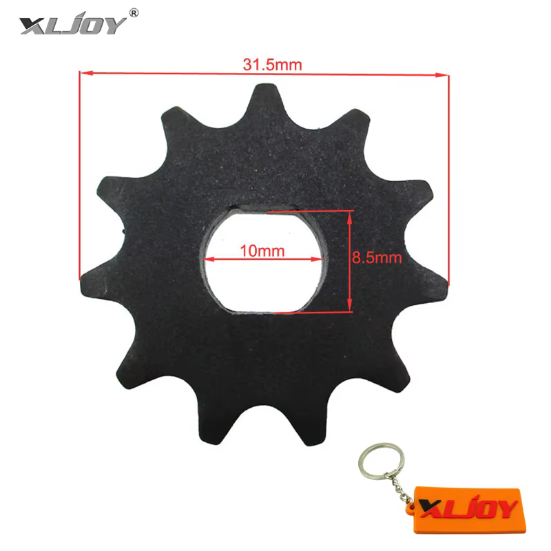 XLJOY Scooter électrique 11 dents pignon T8F moteur à chaîne moteur pignon moteur MY1020